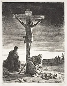Kristus på korset by Carl Bloch