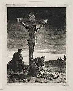 Kristus på korset by Carl Bloch