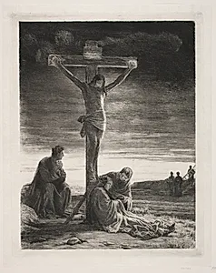 Kristus på korset by Carl Bloch