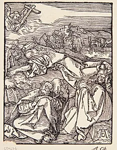 Kristus på Oliebjerget by Albrecht Dürer