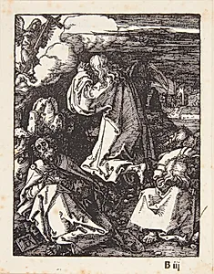 Kristus på Oliebjerget by Albrecht Dürer