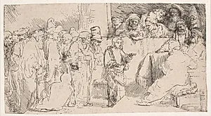 Kristus som tolvårig by Rembrandt van Rijn