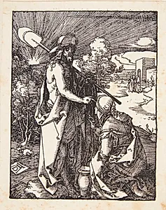 Kristus viser sig for Magdalene by Albrecht Dürer