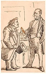 Krog og Simon Levi by Wilhelm Marstrand