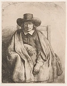 Kunsthandleren og forlæggeren Clement de Jonghe by Rembrandt van Rijn