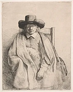 Kunsthandleren og forlæggeren Clement de Jonghe by Rembrandt van Rijn