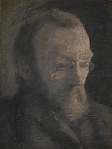 Kunsthistoriker, senere museumsdirektør Karl Madsen by Vilhelm Hammershøi