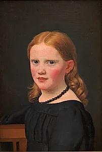 Kunstnerens datter Emilie by C.W. Eckersberg