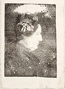 Kunstnerens moder by Oluf Hartmann