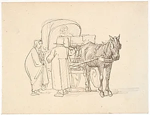 Kusken får besked by Wilhelm Marstrand