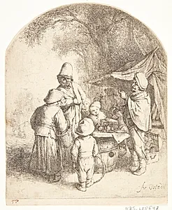 Kvaksalveren by Adriaen van Ostade