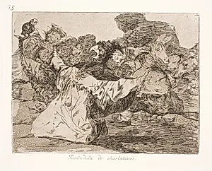 Kvaksalvernes Runddans (75) by Francisco de Goya