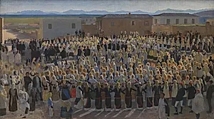 Kvindedansen i Megara by Niels Skovgaard
