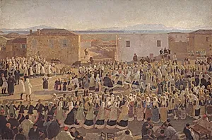 Kvindedansen i Megara by Niels Skovgaard