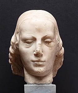 Kvindehoved. Fragment af en statue by Benedetto Briosco