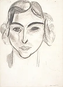 Kvindehoved. Portræt af Laurette by Henri Matisse