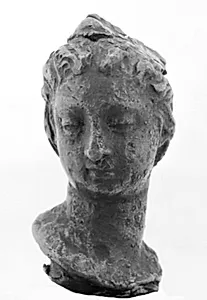 Kvindehoved by Ubekendt
