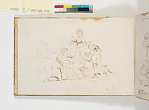Kvindelig figurgruppe. Allegorisk scene by C.W. Eckersberg