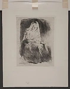 Kvinden med lampen by Frans Schwartz