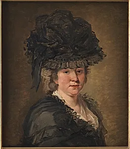Kvindeportræt by Jean-Honoré Fragonard