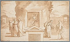 Kvinderne ved Kristi grav og Noli me tangere by Giovanni Balducci