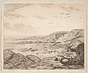 Kystpart fra Bornholm by Ville Bang