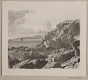 Kystparti fra Bornholm by Vilhelm Kyhn