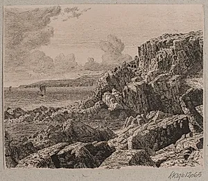 Kystparti fra Bornholm by Vilhelm Kyhn