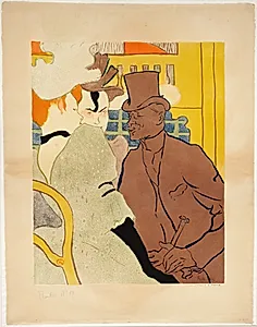 L' Anglais au Moulin Rouge by Henri de Toulouse-Lautrec