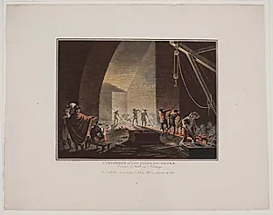 L'Interieur d'une fonderie de fer