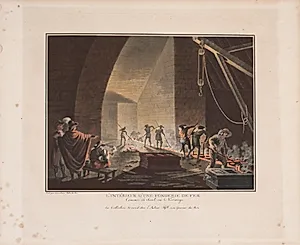L'interieur d'une fonderie de fer
