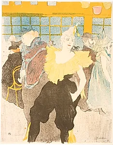 La Clownesse au Moulin Rouge by Henri de Toulouse-Lautrec