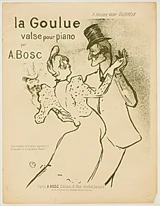 La Goulue by Henri de Toulouse-Lautrec