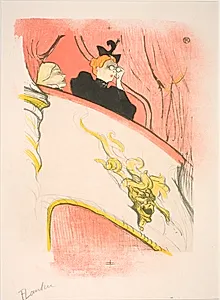 La loge au mascaron doré by Henri de Toulouse-Lautrec
