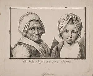 La mere Brigide et la petite Javotte by Georg Christian Schule