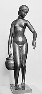 La porteuse d'eau. Jeune fille à la cruche by Joseph-Antoine Bernard