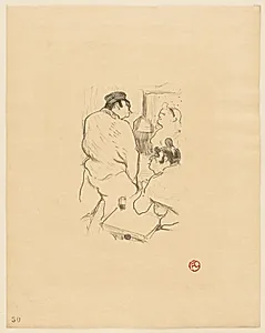 La Terreur de Grenelle by Henri de Toulouse-Lautrec