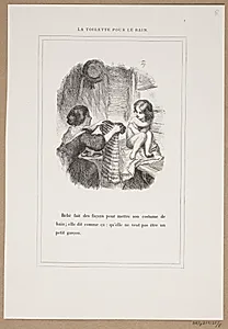 La toilette pour le bain by Lorenz Frølich
