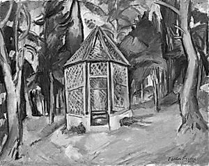 La tonnelle sous les pins