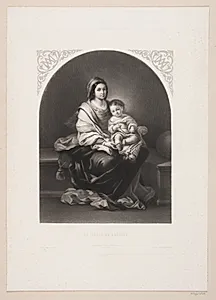 La vierge au rosaire by Joel Ballin