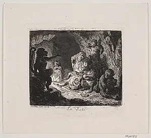 La visite by Lorenz Frølich