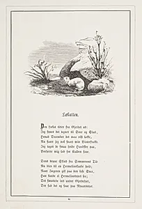 Lækatten. Illustration til H.V. Kaalund, "Fabler for Børn" by H.P. Hansen