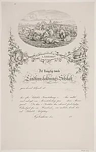 Lærebrev for det Kgl. Landhusholdningsselskab by Henrik Olrik