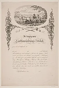 Lærebrev til Det Kongelige Landhusholdningsselskab by Jørgen V. Sonne
