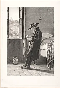 Læsende Abate