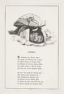 Lammene. Illustration til H.V. Kaalund, "Fabler for Børn" by H.P. Hansen