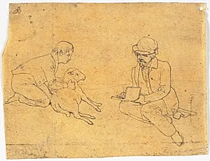 Lammet tegnes by Wilhelm Bendz