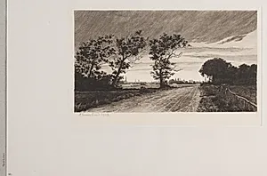 Landevej på Amager by H. Gerner Lund