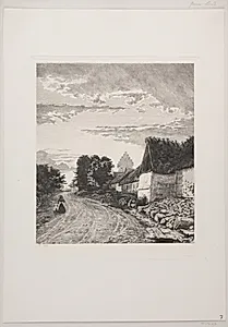 Landsby by H. Gerner Lund