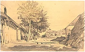 Landsbygade i sol